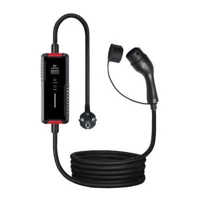 Przenośna ładowarka samochodowa typu 2 typu 2 16A Smart AC Electric Car Charger IEC 62196