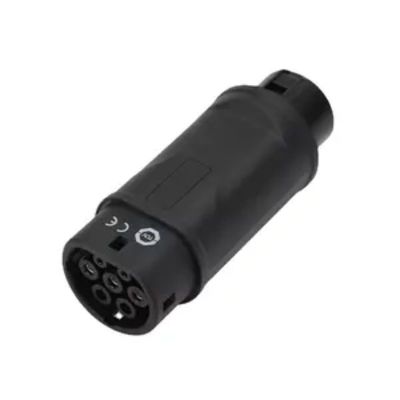 Adapter do ładowania EV 32A 22KW Ładowarka do pojazdów elektrycznych Złącze typu 1 do typu 2 Adapter do ładowania EV