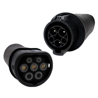 Adapter do ładowania EV 32A 22KW Ładowarka do pojazdów elektrycznych Złącze typu 1 do typu 2 Adapter do ładowania EV