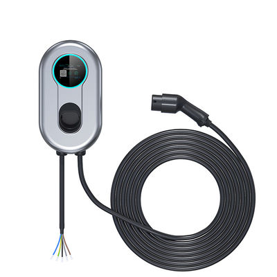 Ładowarka EV 32A Wallbox 3-fazowa 22,08 kW Stacja ładowania samochodów elektrycznych Typ 2 Kabel 5 m Z ekranem LCD