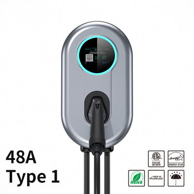 48A Stacja ładująca Wallbox EV z ekranem LCD APP Wifi/Bluetooth 11,52 KW Typ 1 Ładowarka domowa EV