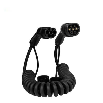 Kabel do ładowania EV 5M Kabel ładowarki do samochodu elektrycznego IEC62196 Wtyczka Type2 do Type2 32A 7kW Z torbą do przechowywania