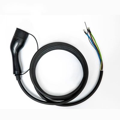 Pojedynczy pistolet IEC62196 Type2 Wtyczka ładowania pojazdu elektrycznego 32A/1-fazowy kabel ładowarki EV AC 250V