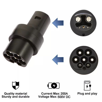 Adapter ładowania pojazdu elektrycznego typu 2 do Tesli Złącze ładowania DC 500 V Tesla
