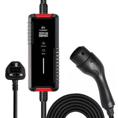 32A Typ 2 Przenośna ładowarka EV Stacja ładowania samochodów elektrycznych AC 200V-250V