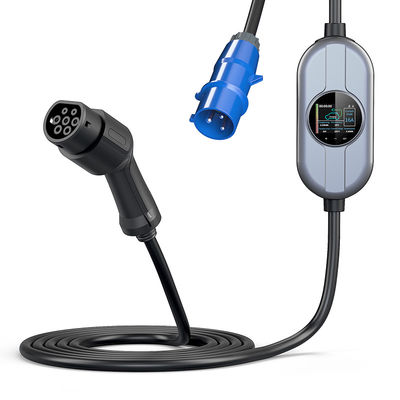 Ładowarka samochodowa EV Type2 IEC62196 16A Przenośna stacja ładująca EV AC 250V