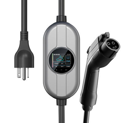 Stacja ładująca AC 250V typu 1 do ładowarki samochodowej EV z ekranem LCD Stopień ochrony IP65
