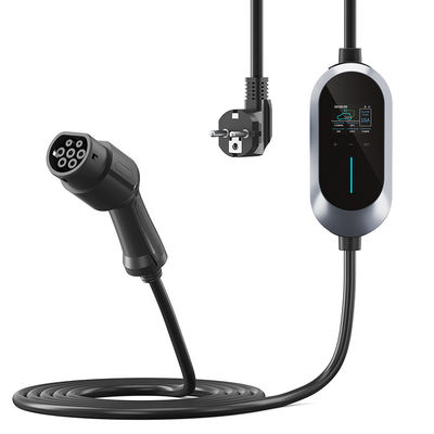 Ładowarka samochodowa EV 16A 3,84 kW Typ 2 AC 230 V POZIOM 2 Przenośna ładowarka podróżna Przewód 5 m