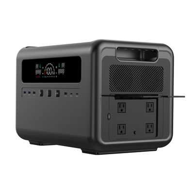2400 W LiFePO4 Akumulatorowy generator słoneczny Wyjście AC / DC Przenośna elektrownia 2304 Wh Na zewnątrz