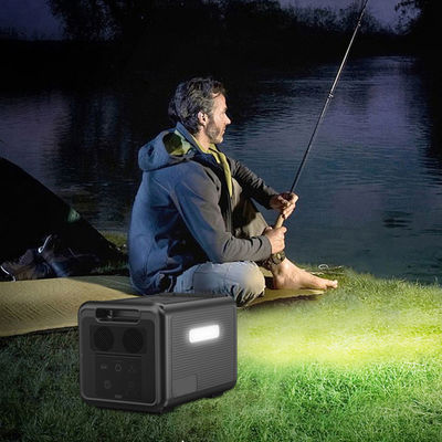 Wyświetlacz LCD 2304Wh Przenośna elektrownia 1200W Wejście AC Generator słoneczny Akumulator LiFePO4 na kemping