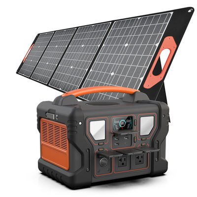 1000W Home / Outdoor Backup Power Station 1008Wh LiFePO4 Bateria z panelem słonecznym