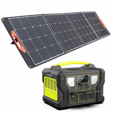 Wyświetlacz LCD 300 W / 500 W / 700 W / 1000 W Przenośna elektrownia z panelem słonecznym Wodoodporny remont