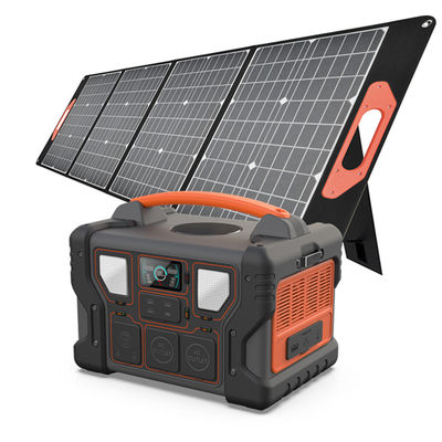 Wyświetlacz LCD 300 W / 500 W / 700 W / 1000 W Przenośna elektrownia z panelem słonecznym Wodoodporny remont