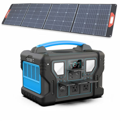 Wyświetlacz LCD 300 W / 500 W / 700 W / 1000 W Przenośna elektrownia z panelem słonecznym Wodoodporny remont