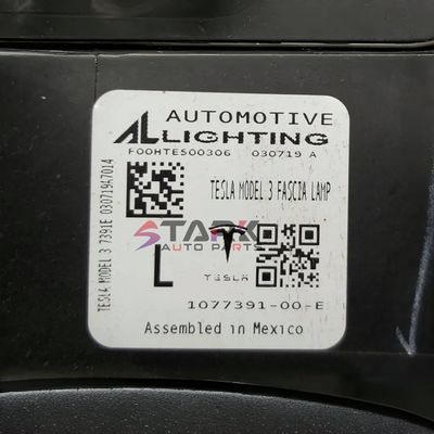 Tesla Model 3 Model Y Światła przeciwmgłowe lewy samochód tylne światło przeciwmgłowe Światła przeciwmgłowe 1077391-00-F dla części zamiennych Tesla lewy bok